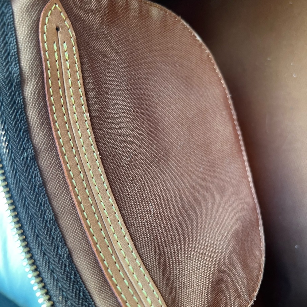 Louis Vuitton Brown Duffel Bag Speedy 35 - Picture 9 of 17